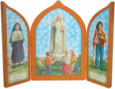 Quadro Virgem de Fátima | Tríptico das aparições