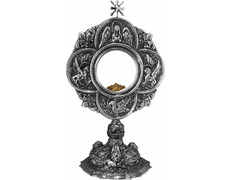 Adicionar ao carrinho Custodia do Santíssimo Sacramento com banho de prata Custodia do Santíssimo Sacramento com banho de prata