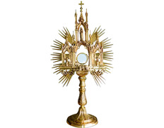 Adicionar ao carrinho Custodia gótica com potências de bronze Custodia gótica com potências de bronze