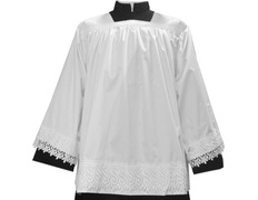 Adicionar ao carrinho Roquete de monaguillo com ponteiro de guipur Roquete de monaguillo com ponteiro de guipur