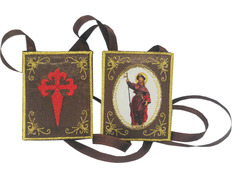 Adicionar ao carrinho Escapulário de Santiago Apóstolo | 6 x 5 cm. Escapulário de Santiago Apóstolo | 6 x 5 cm.