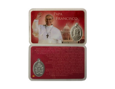 Adicionar ao carrinho Santinho do Papa Francisco com medalha Santinho do Papa Francisco com medalha