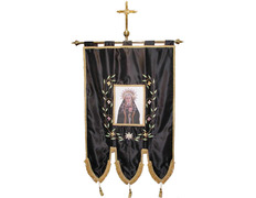 Adicionar ao carrinho Estandarte bordado com fotografia personalizada Estandarte bordado com fotografia personalizada