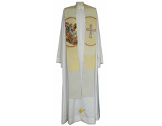 Estola decorada com São Miguel Arcanjo