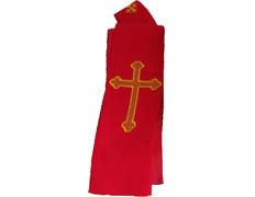 Estola com Cruz bordada | Quatro cores vermelho