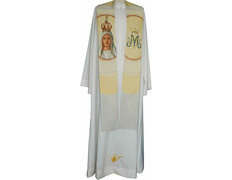 Estola mariana com Nossa Senhora de Fátima