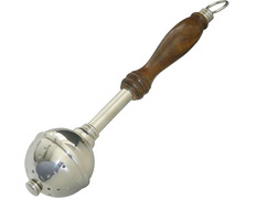 Adicionar ao carrinho Hisopo de metal prateado com manga de madeira Hisopo de metal prateado com manga de madeira