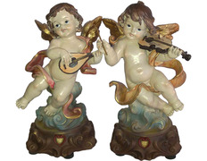 Adicionar ao carrinho Casal de imagens de Anjo Celeste para Natal Casal de imagens de Anjo Celeste para Natal