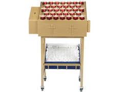 Velas ecológicos de igreja | Lampadario 33 velas dourado