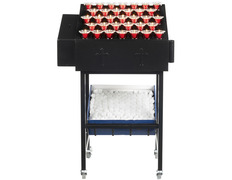 Velas ecológicos de igreja | Lampadario 33 velas preto