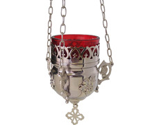 Adicionar ao carrinho Lâmpada do Santíssimo para pendurar plateado Lâmpada do Santíssimo para pendurar plateado