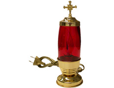 Adicionar ao carrinho Lâmpada do Santíssimo elétrica com 22 cm de altura Lâmpada do Santíssimo elétrica com 22 cm de altura