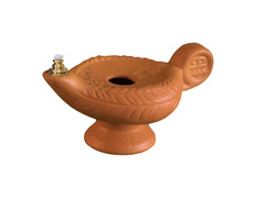 Adicionar ao carrinho Lâmpada terracota para cera líquida | 20 cm. Lâmpada terracota para cera líquida | 20 cm.