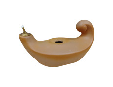 Lâmpada terracota para cera líquida | 20 cm.