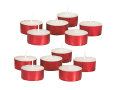 Lamparilla com embalagem de alumínio | 3,8 x 2,4 cm. vermelho