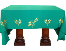 Adicionar ao carrinho Toalhas de altar com tecido em cores litúrgicas verde Toalhas de altar com tecido em cores litúrgicas verde