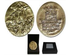 Adicionar ao carrinho Medalhão de bronze lembrança do Ano Santo Medalhão de bronze lembrança do Ano Santo