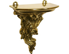 Ménsula de bronze para figuras religiosas | Repisa