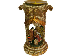 Nascimento portal de Belém com porta velas