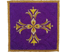 Adicionar ao carrinho Palia bordado Cruz | Paños de altar morado Palia bordado Cruz | Paños de altar morado