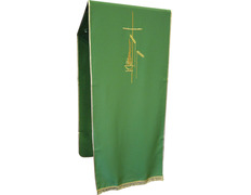 Adicionar ao carrinho Pão de atril de poliéster com fleco de ouro verde Pão de atril de poliéster com fleco de ouro verde