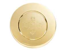 Patena com IHS e Cruz gravados