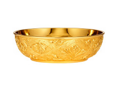 Patena de prata com 15,50 cm. de diâmetro