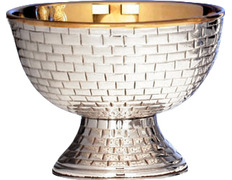 Adicionar ao carrinho Patena de prata com cincelado linear Patena de prata com cincelado linear