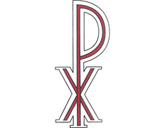 Adicionar ao carrinho Autocolante do Crismão | Lábaro | 14,5 x 5,5 cm. Autocolante do Crismão | Lábaro | 14,5 x 5,5 cm.