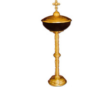 Adicionar ao carrinho Pila para Baptismo com tampa JHS e Cruz dourada Pila para Baptismo com tampa JHS e Cruz dourada