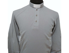 Adicionar ao carrinho Polo clergyman cinzento claro | M/L Polo clergyman cinzento claro | M/L