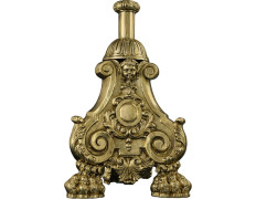 Porta Cruz paroquial de bronze