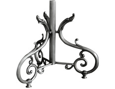 Adicionar ao carrinho Porta Cruz paroquial de metal plateado Porta Cruz paroquial de metal plateado