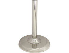 Adicionar ao carrinho Porta Cruz paroquial de metal com pé liso plateado Porta Cruz paroquial de metal com pé liso plateado