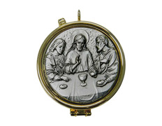 Portaviático com Última Ceia em relevo