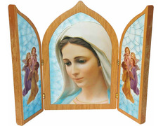 Adicionar ao carrinho Trípticos religiosos - Virgem de Medjugorje Trípticos religiosos - Virgem de Medjugorje