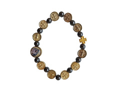 Adicionar ao carrinho Pulseira de São Bento | Medalhas cor ouro Pulseira de São Bento | Medalhas cor ouro