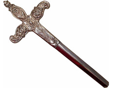 Puñal para figura banho de prata