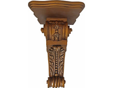 Peana de marmolina imitação madeira