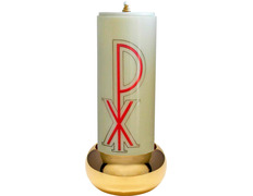 Adicionar ao carrinho Candeleiro com forma circular - Vela de 8 cm. Candeleiro com forma circular - Vela de 8 cm.