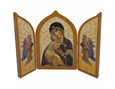 Adicionar ao carrinho Tríptico religioso imitação madeira | Virgem Perpétuo Socorro Tríptico religioso imitação madeira | Virgem Perpétuo Socorro