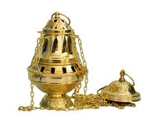Turíbulo litúgico para incenso paroquial | 27 cm.