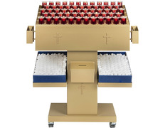 Velas ecológicos de altar | Lampadario 58 velas dourado