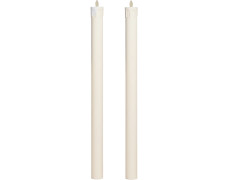 2 velas para procissão a pilhas | 4,3 x 60 cm.