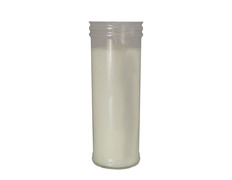 Velões de cera mineral 6D | Caixa com 36 velas branco