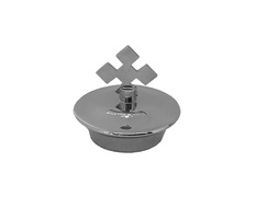 Tampão com Cruz | Peça de reposição para galhetas prateado