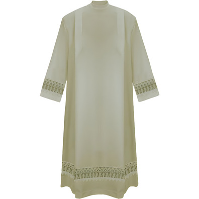 Alba com tabelas de guipur beige