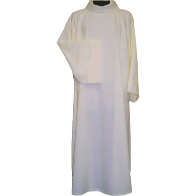 Alba lisa de poliéster cor beige