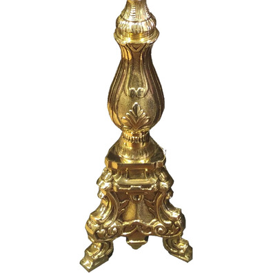 Atril de altar de bronze dourado