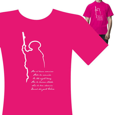 T-shirt com imagem de Santiago peregrino